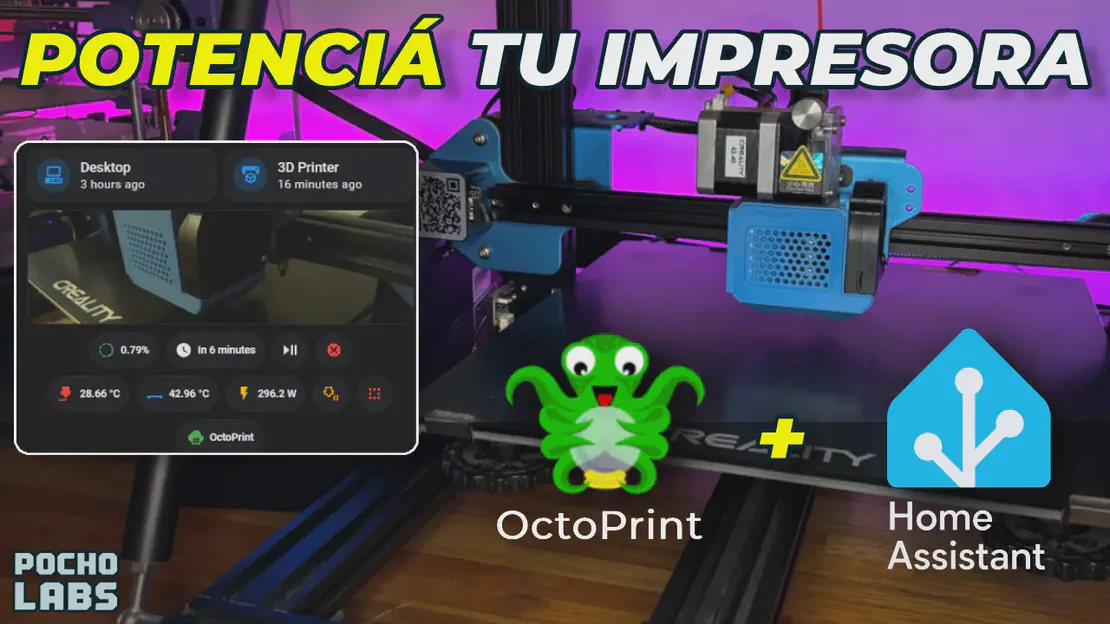 Lleva tu impresora 3D a otro nivel con OctoPrint y Home Assistant
