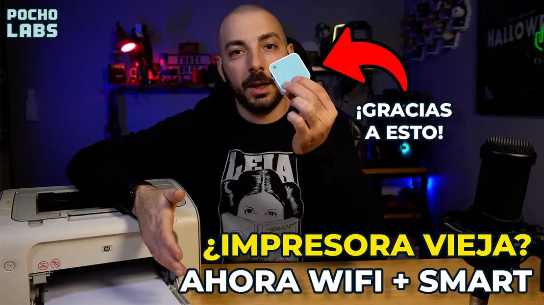 Convertí una impresora vieja en WiFi e INTELIGENTE con un mini router, OpenWRT y Home Assistant